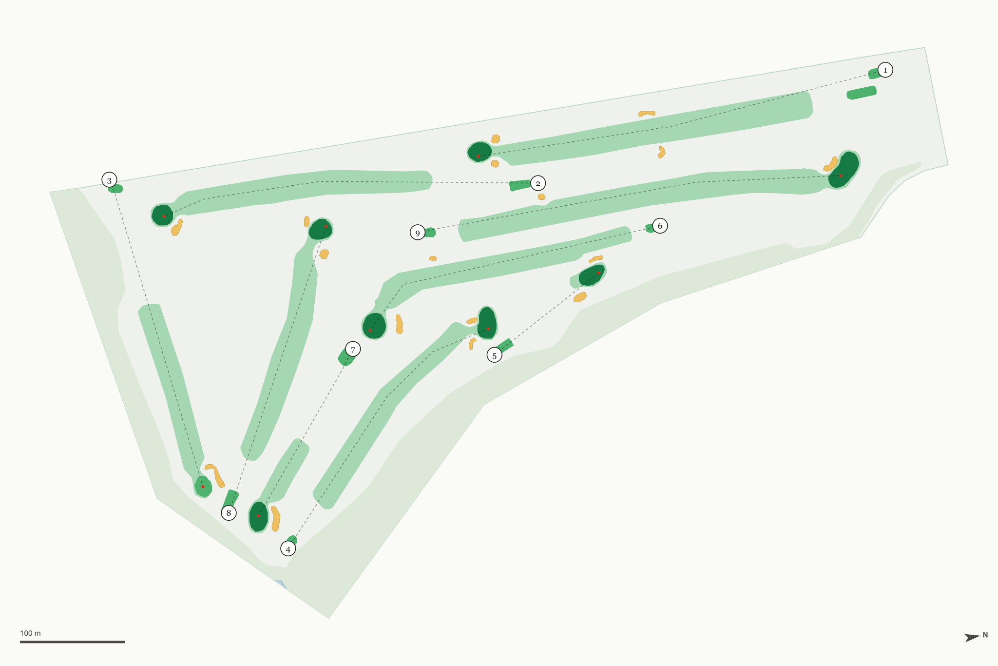 Map of Cedardell Golf Club