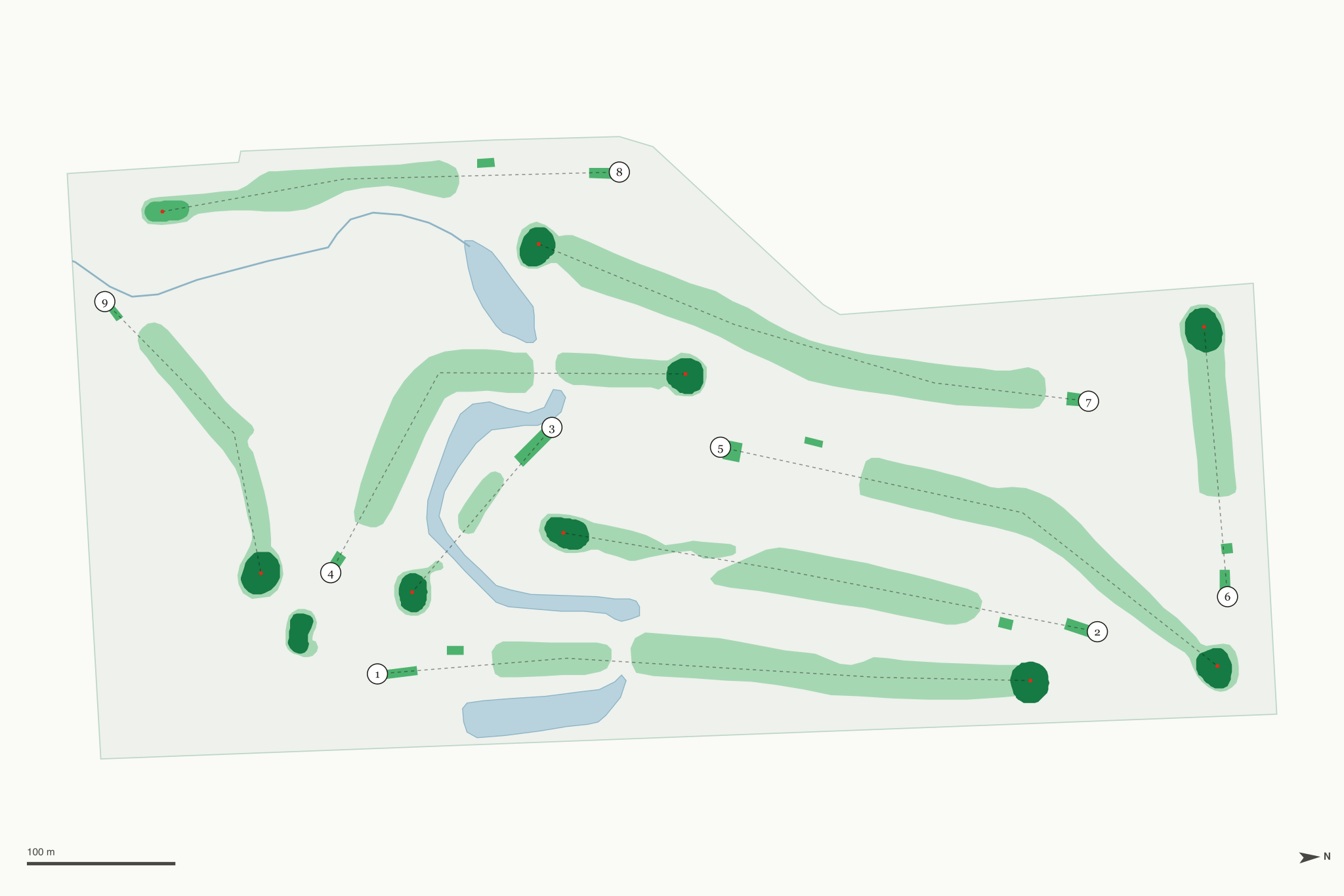 Map of Countryside Golf Club