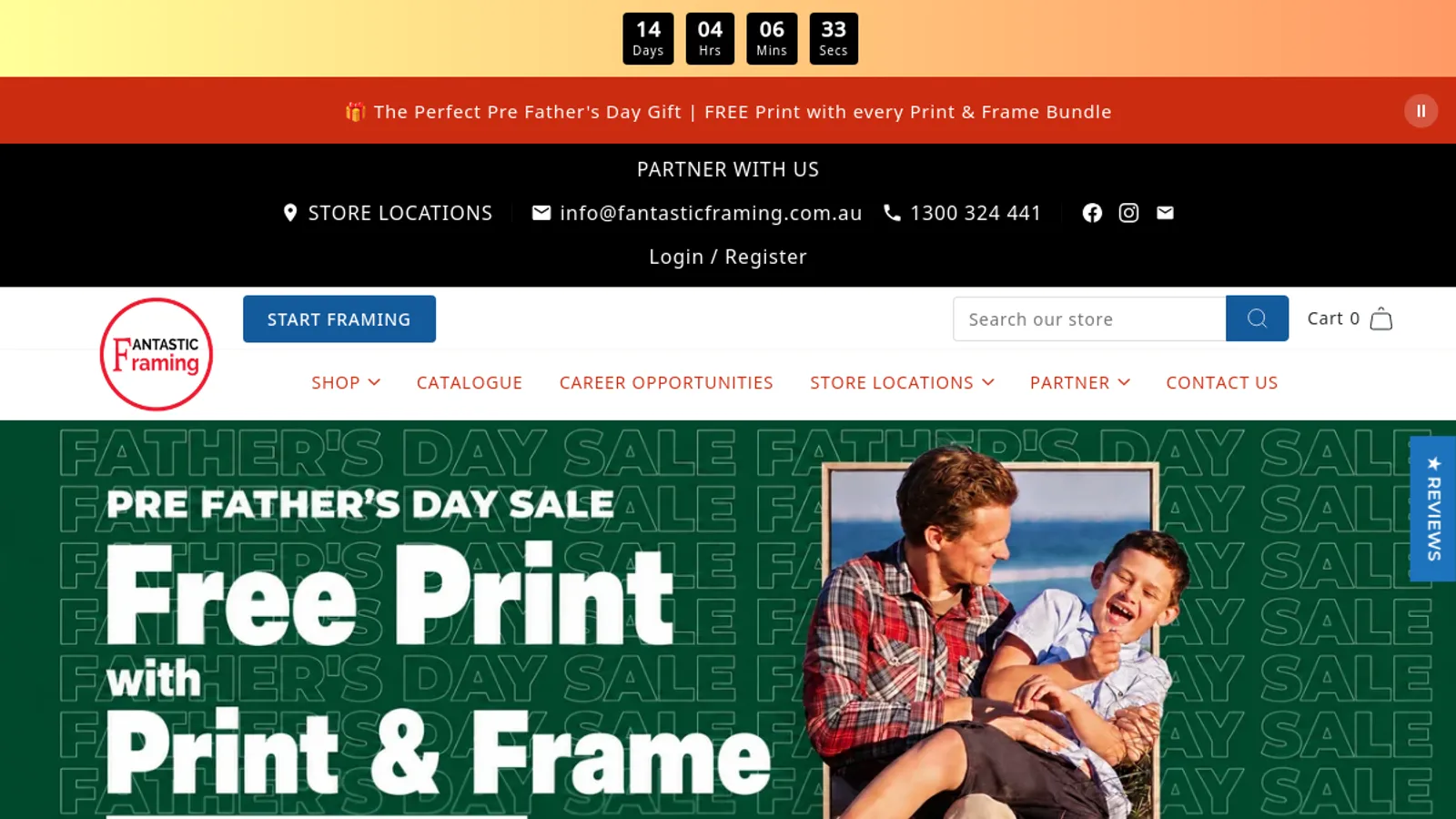 Screenshot of the Red Gorilla Social homepage