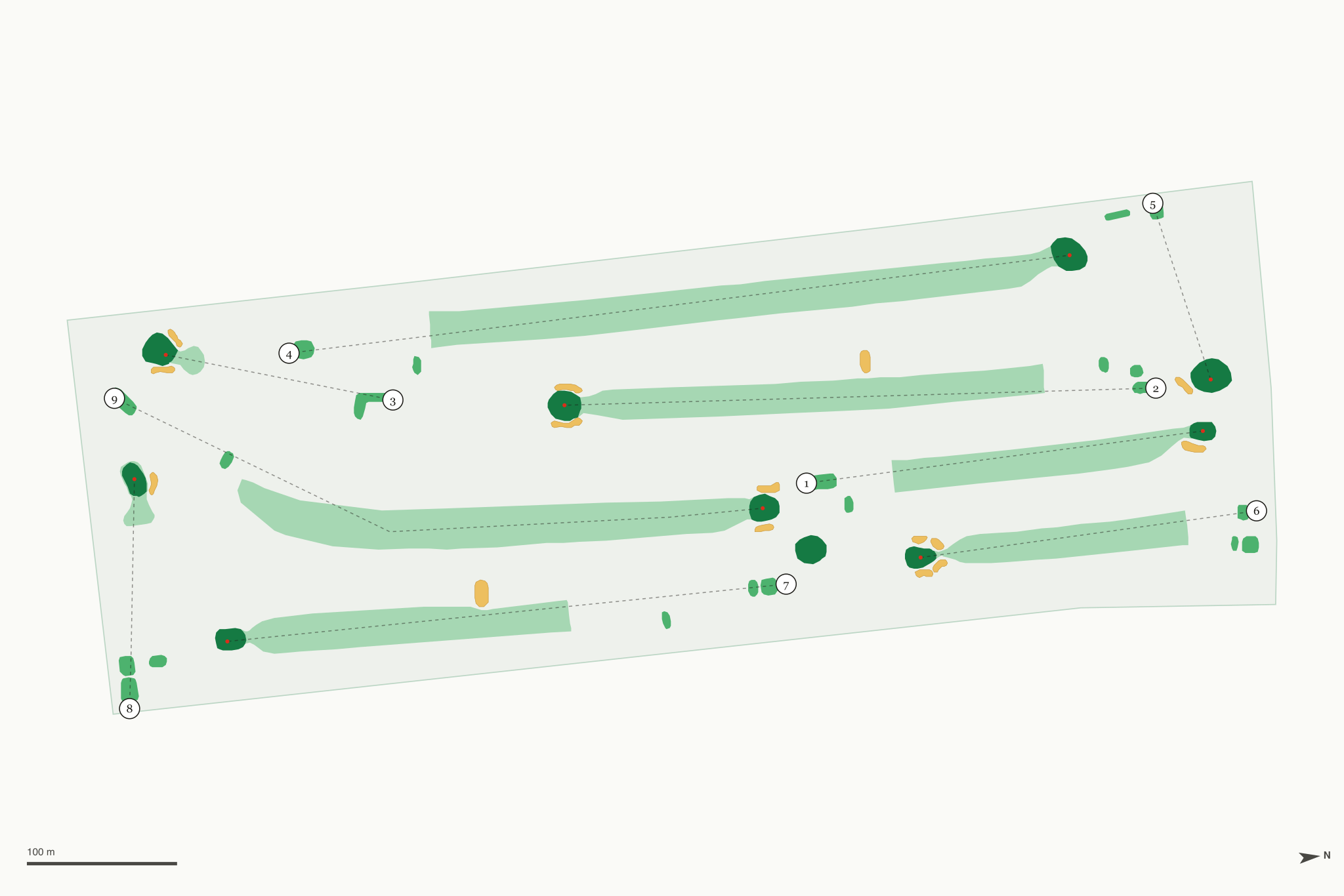 Map of Norsk Golf Club