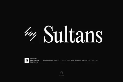 Screenshot of the Sultans Consulting homepage
