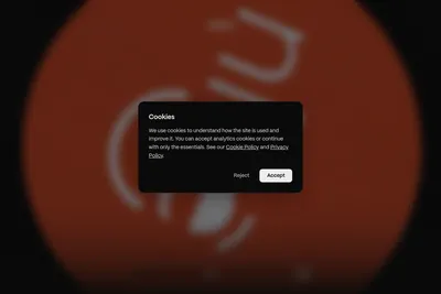 Screenshot of the WHP Creative homepage