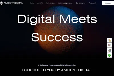 Screenshot of the Get Pre Built Stores homepage