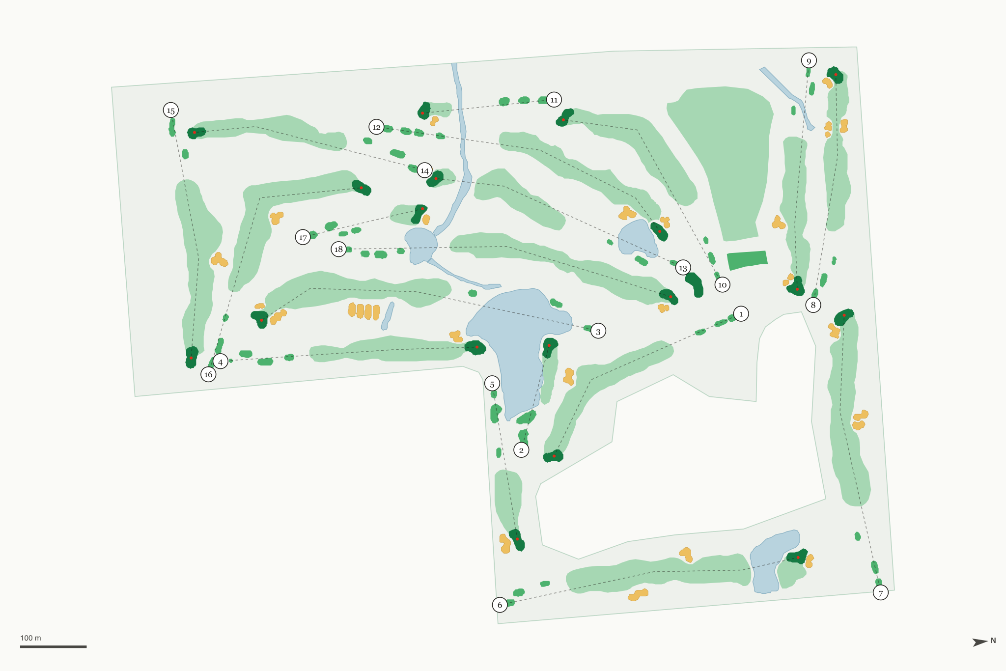 Map of Silo Ridge Golf & Country Club