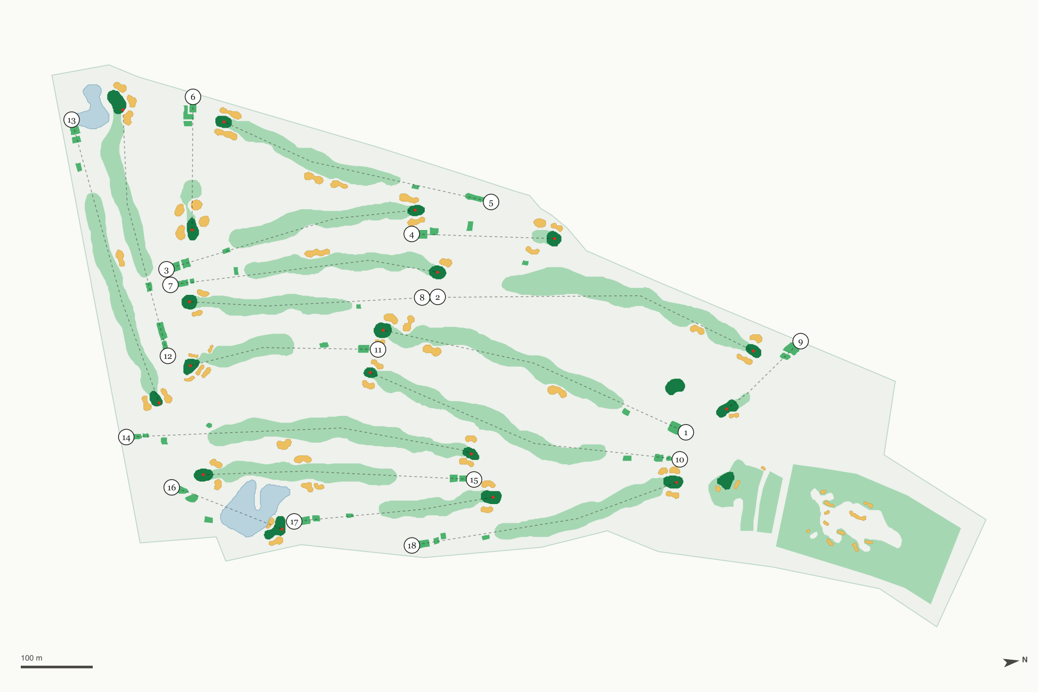 Map of Elgin Country Club
