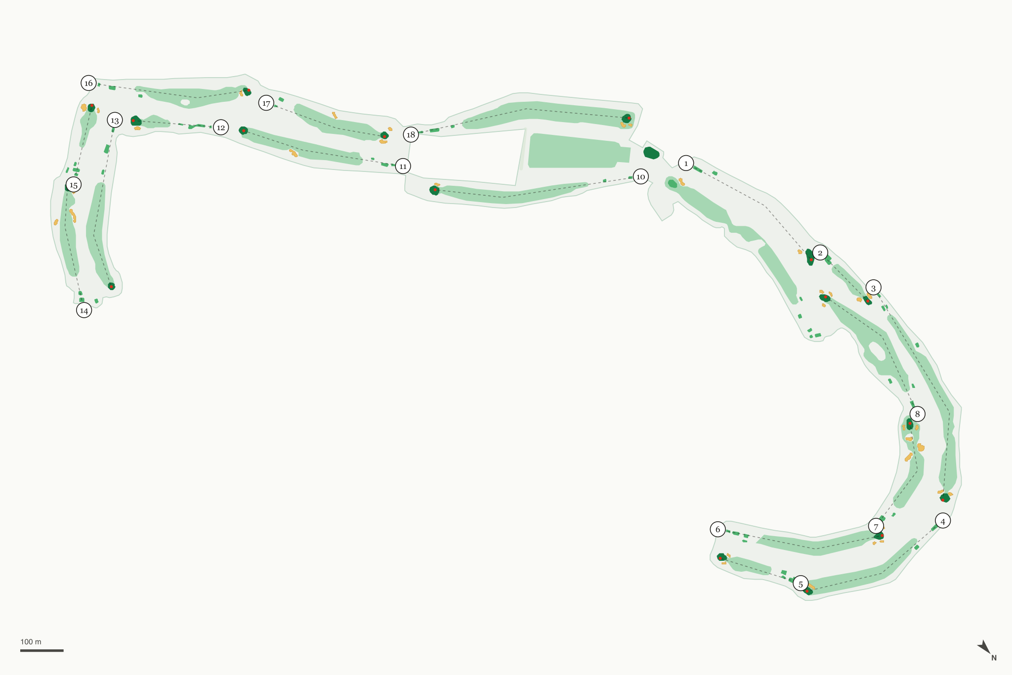 Map of Desert Aire Golf Club