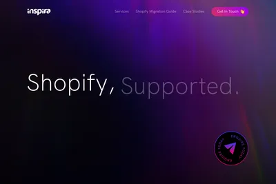 Screenshot of the Inspira Digital Ltd homepage