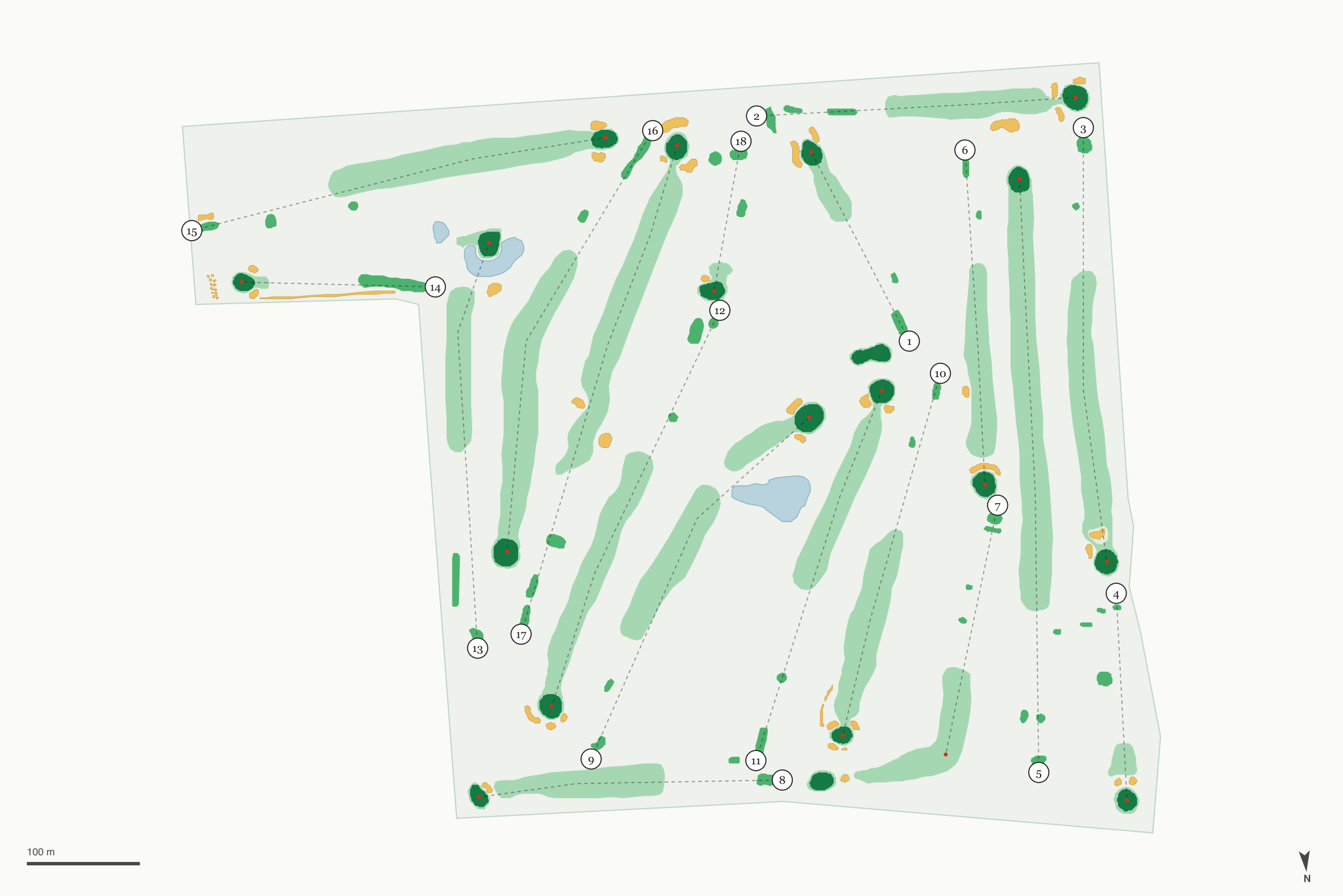 Map of Arrowhead Golf Club & Banquet Center