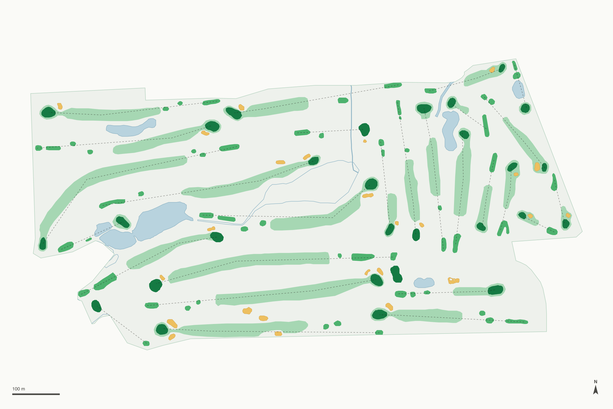 Map of Giant Oak Golf Club