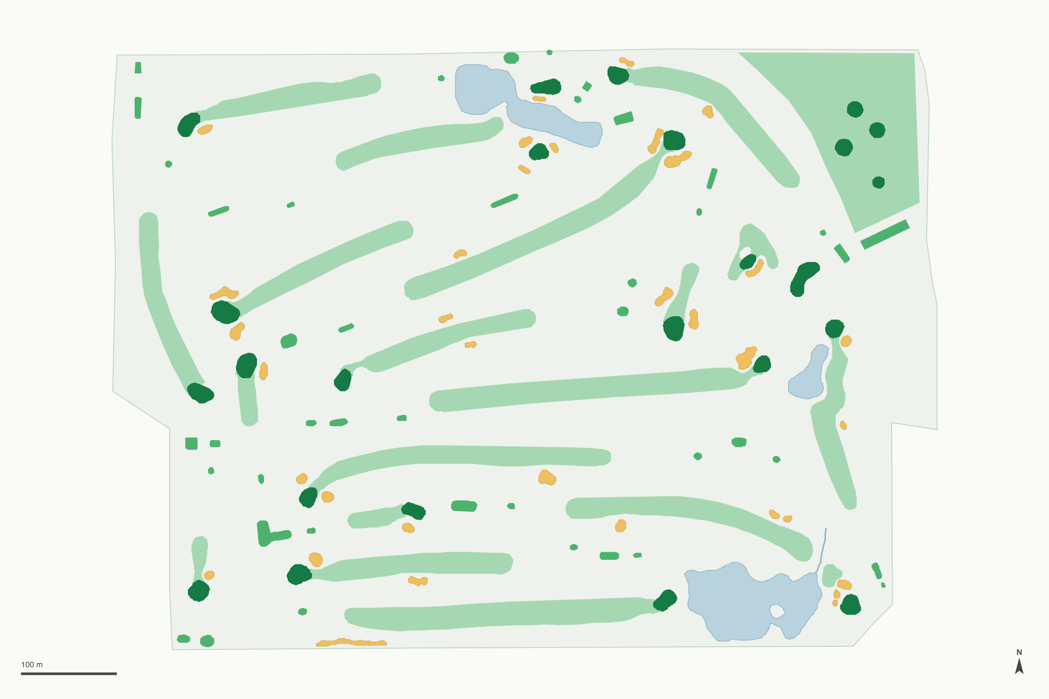 Map of Crystal Woods Golf Club