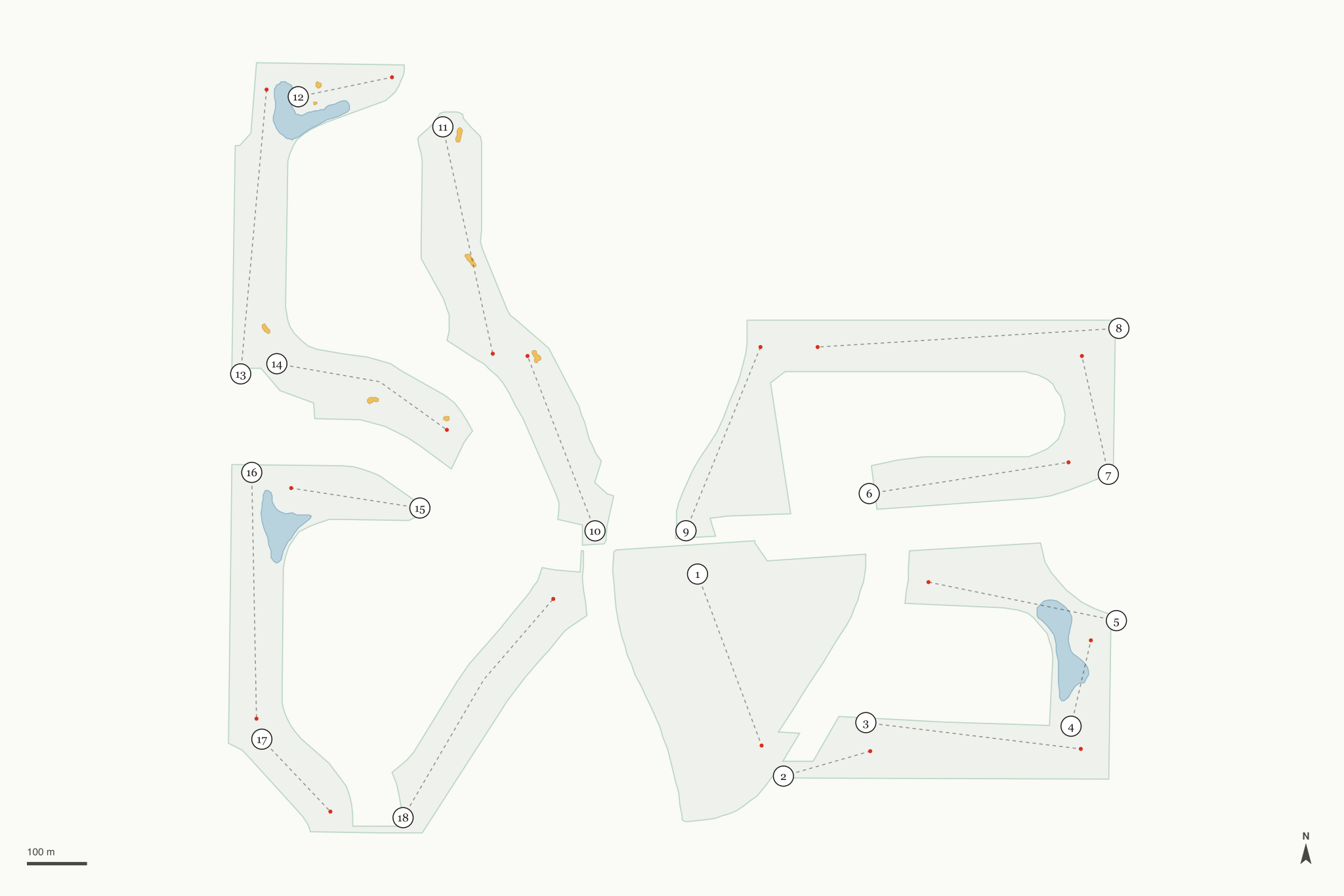 Map of Apache Wells Country Club