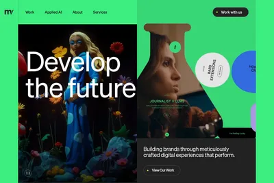 Screenshot of the metajive homepage
