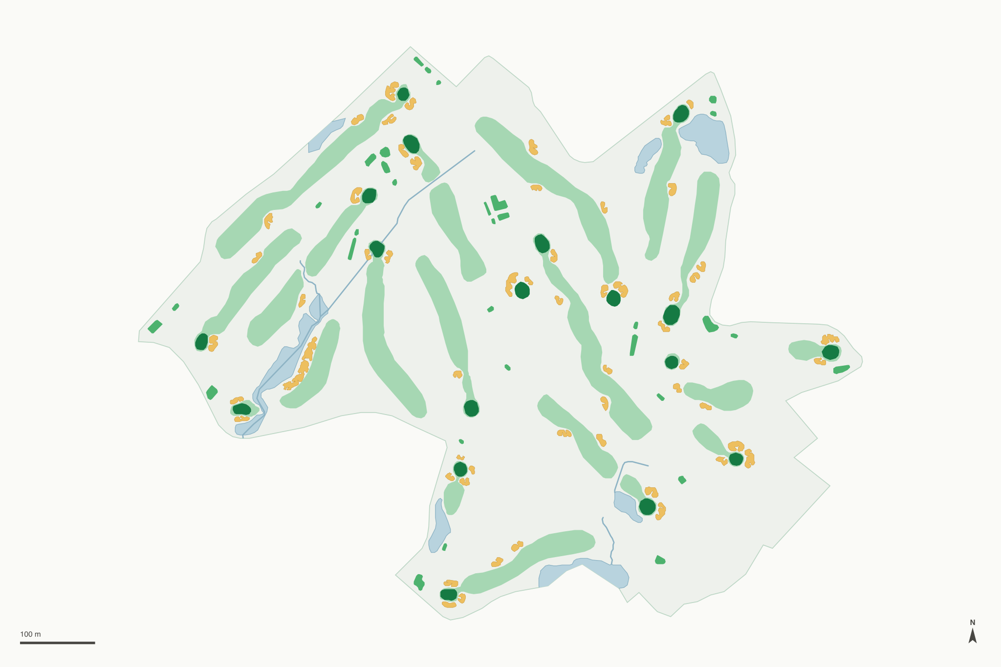 Map of Hampshire Country Club