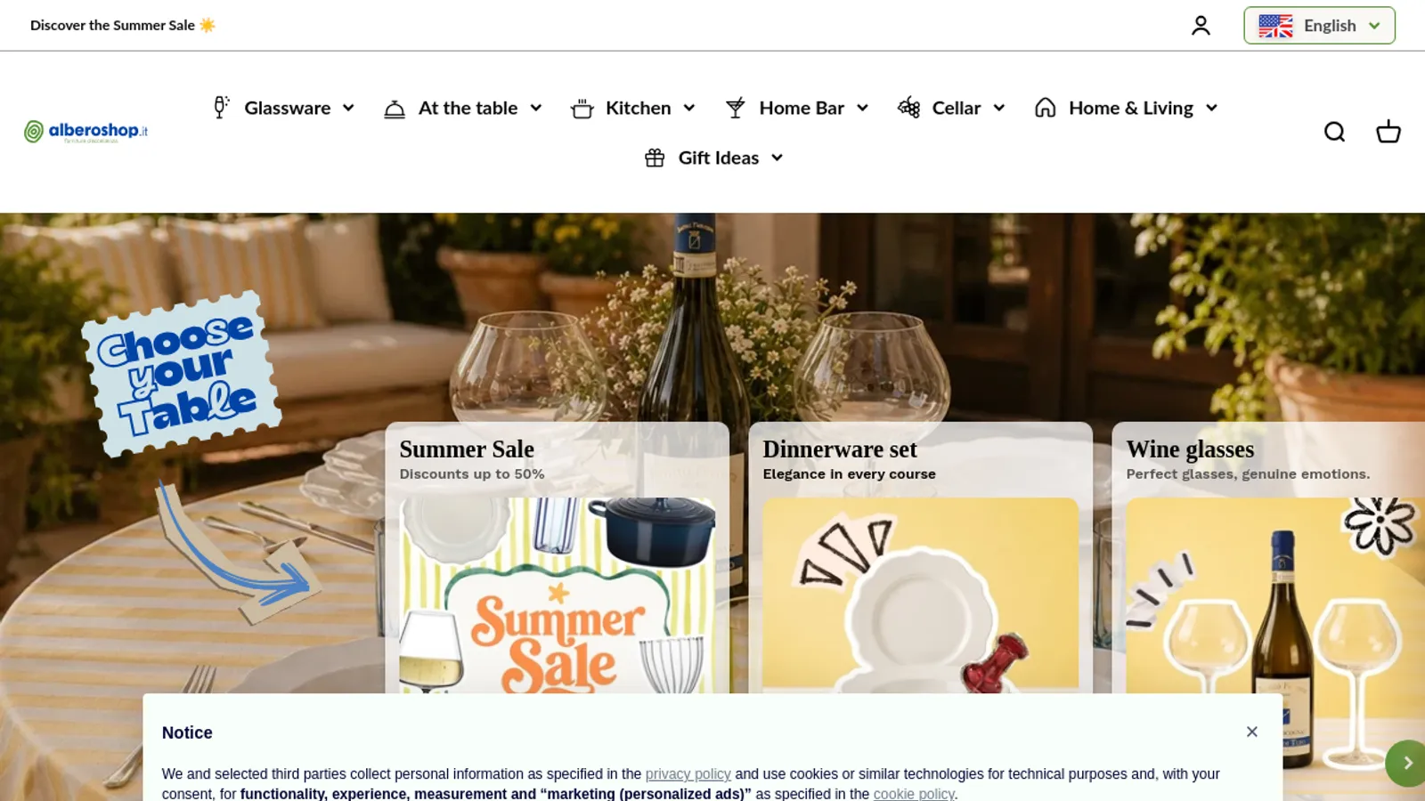 Screenshot of the Seekers homepage