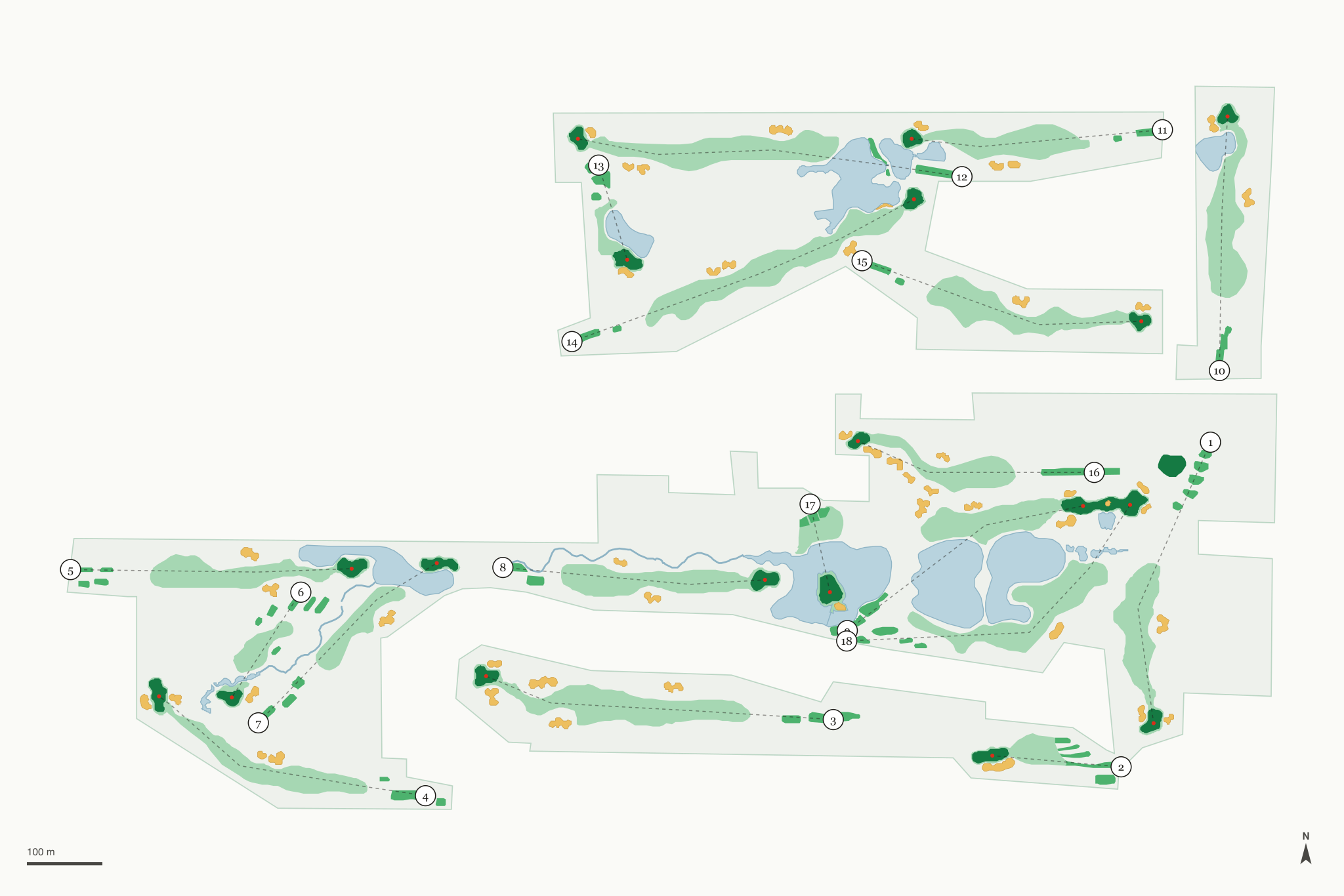 Map of Apple Tree Golf Course