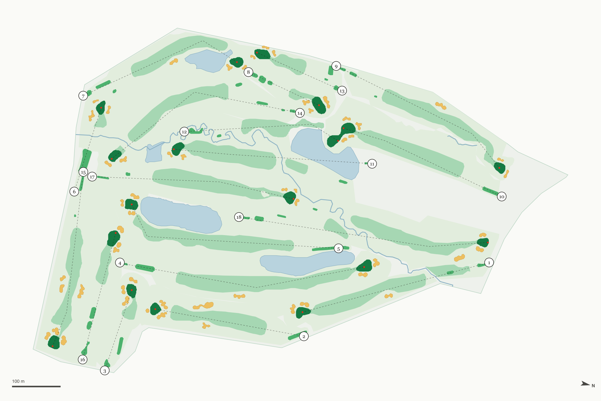 Map of Valley View Golf Club