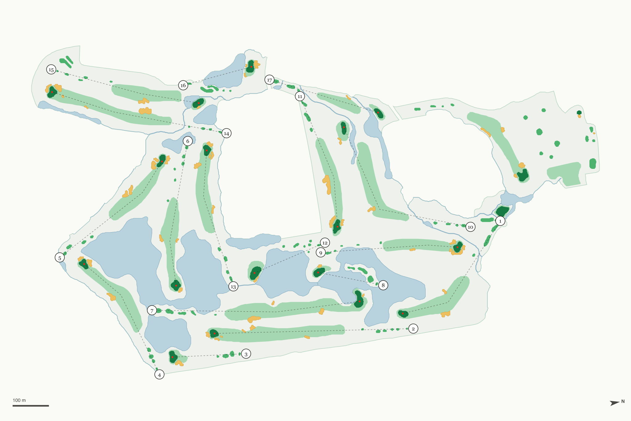 Map of Teton Pines