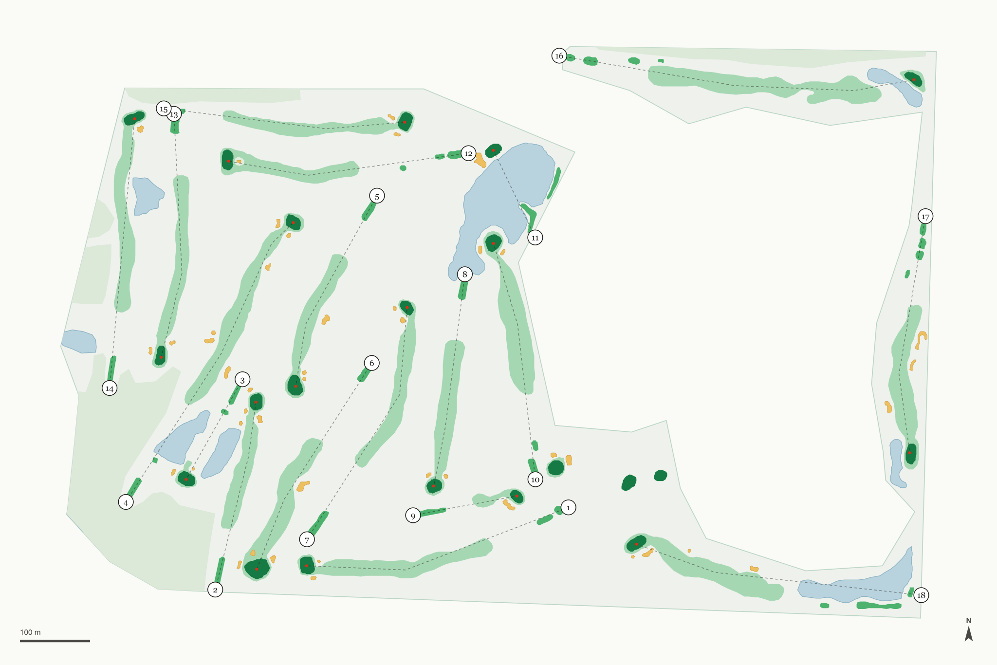 Map of Mayfair Country Club