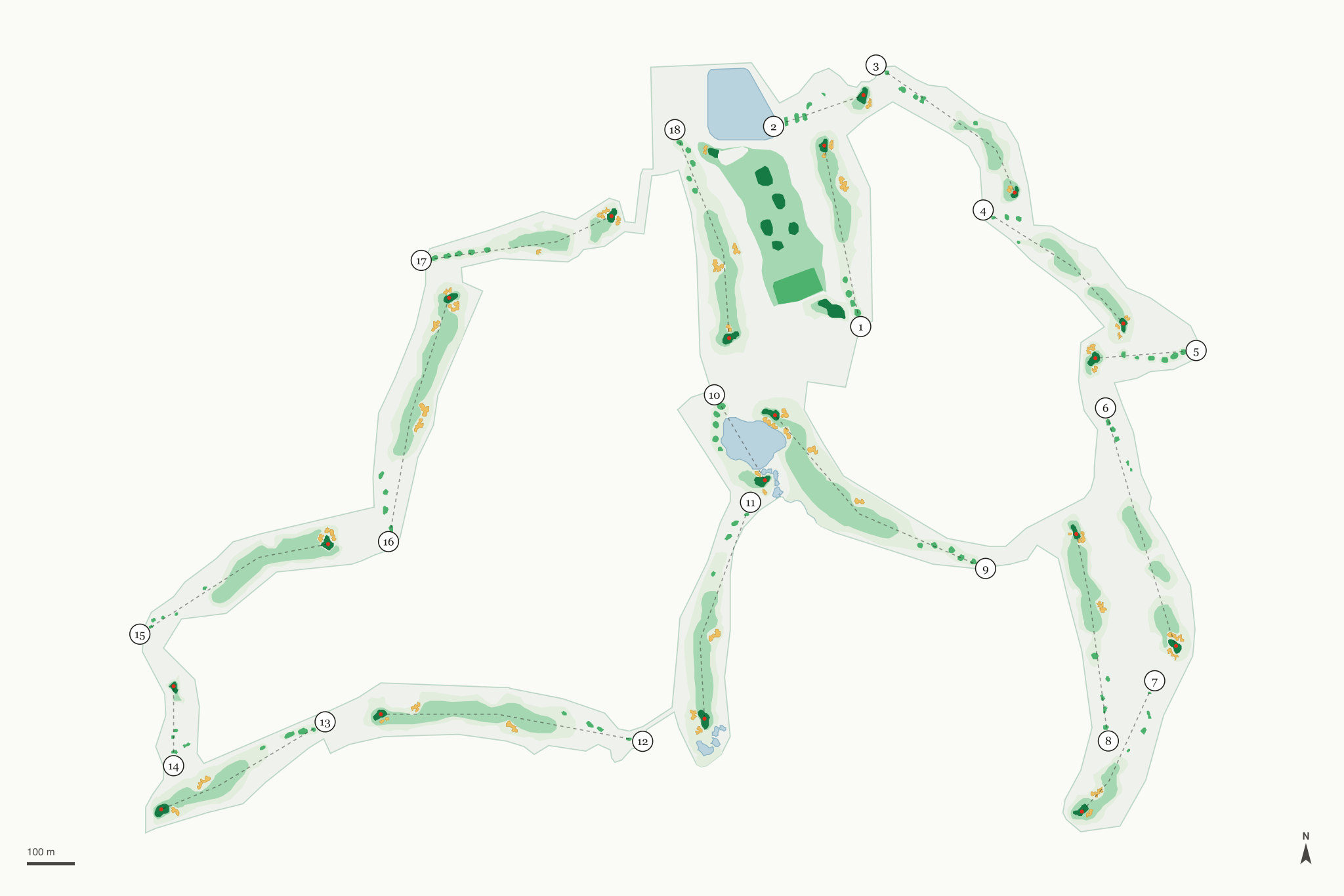 Map of Conestoga Golf Club