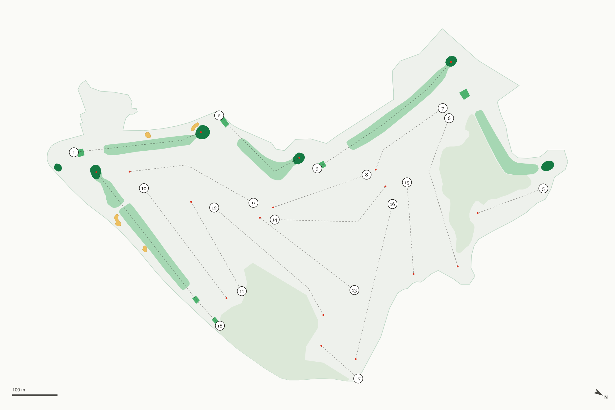 Map of Grant Park Golf Course