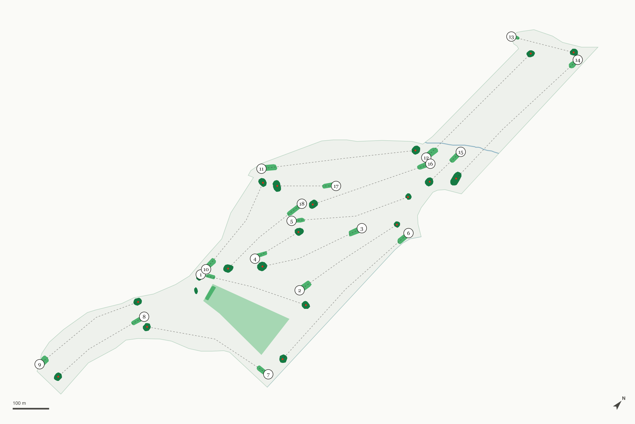 Map of Sherwood Forest Golf Club