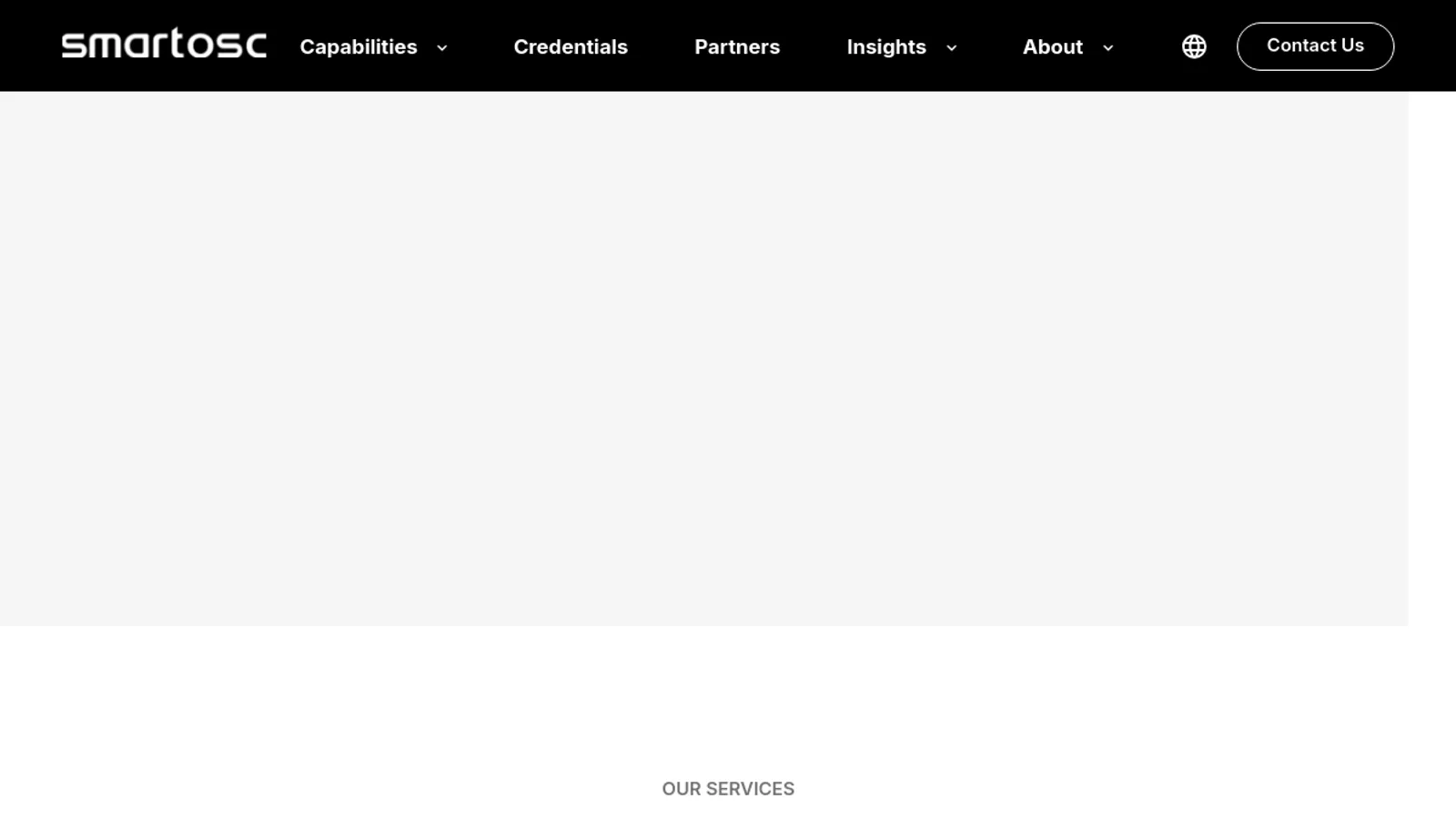 Screenshot of the SmartOSC Australia Pty Ltd homepage