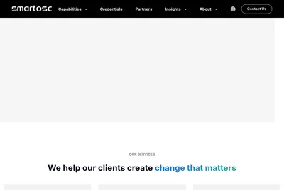 Screenshot of the SmartOSC Australia Pty Ltd homepage