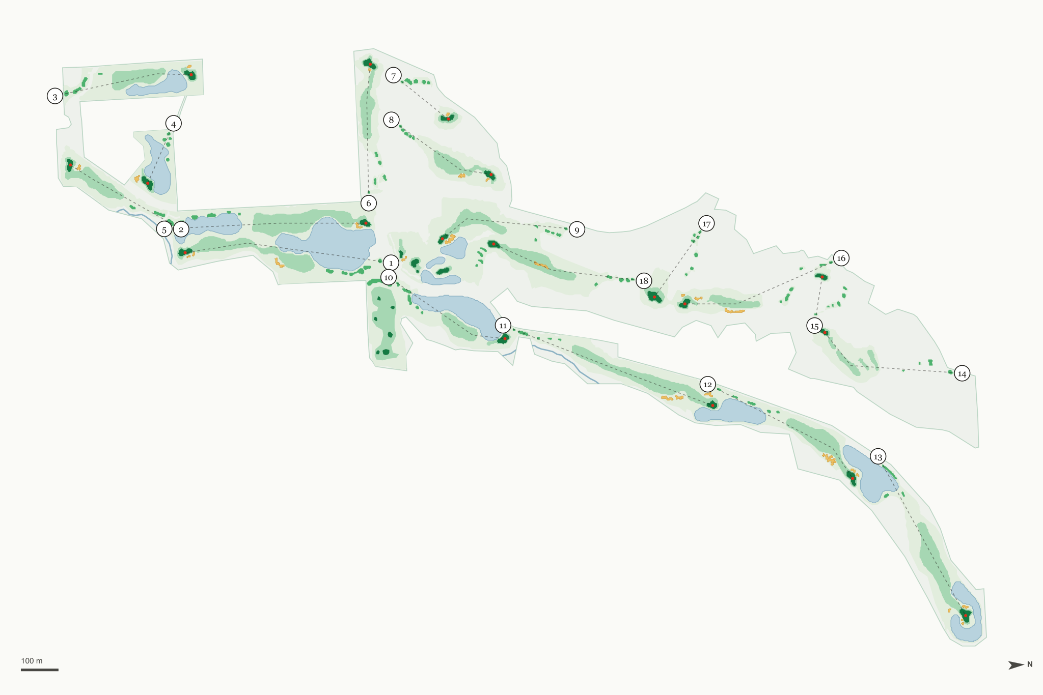 Map of Sunridge Golf and Recreations