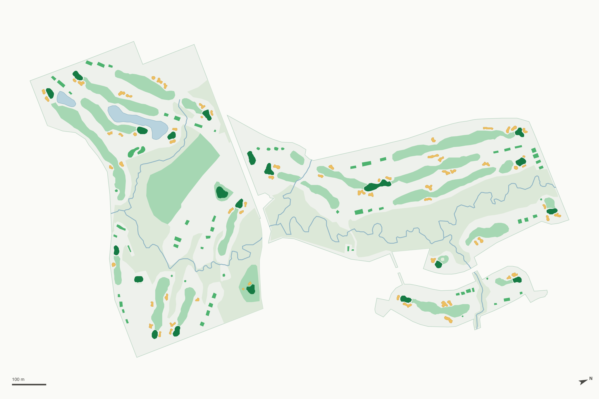 Map of Chehalem Glenn Golf Course