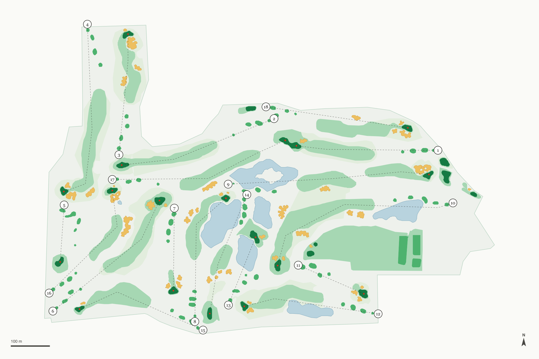 Map of Windsor Golf Club
