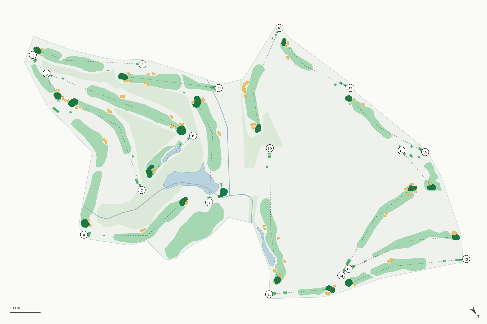Map of Salishan Golf Links