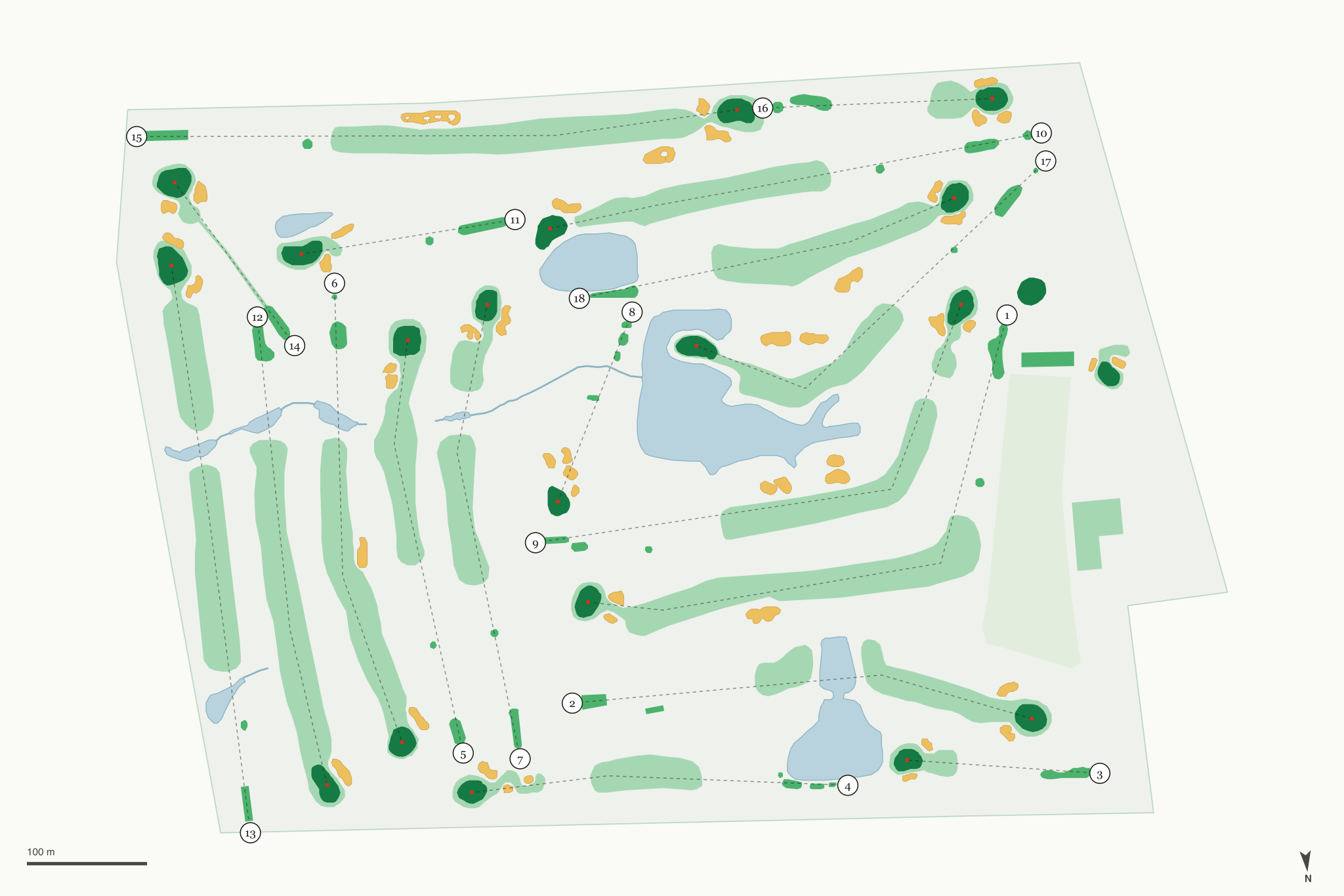 Map of Deer Creek Golf Club
