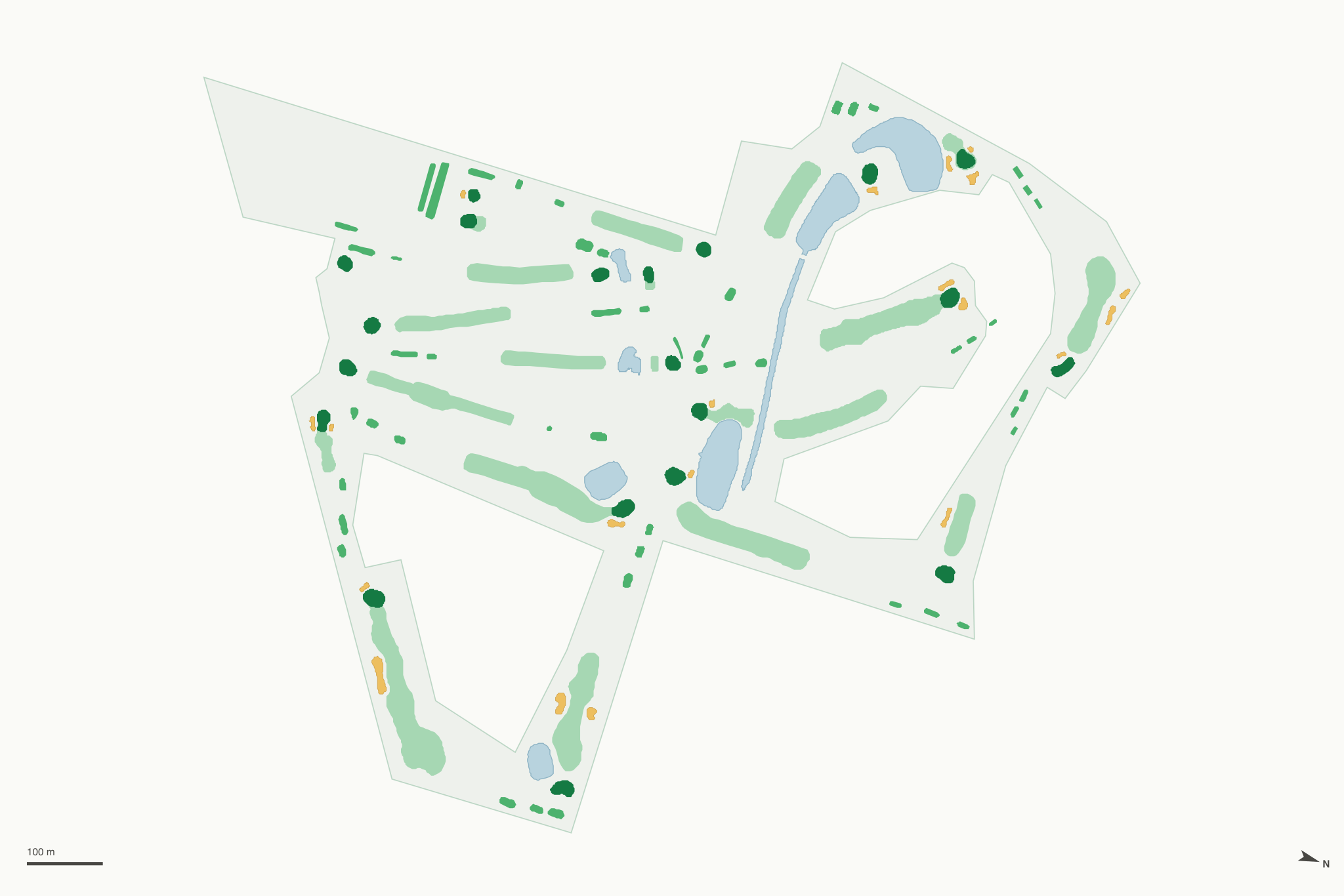 Map of Albany Golf Club