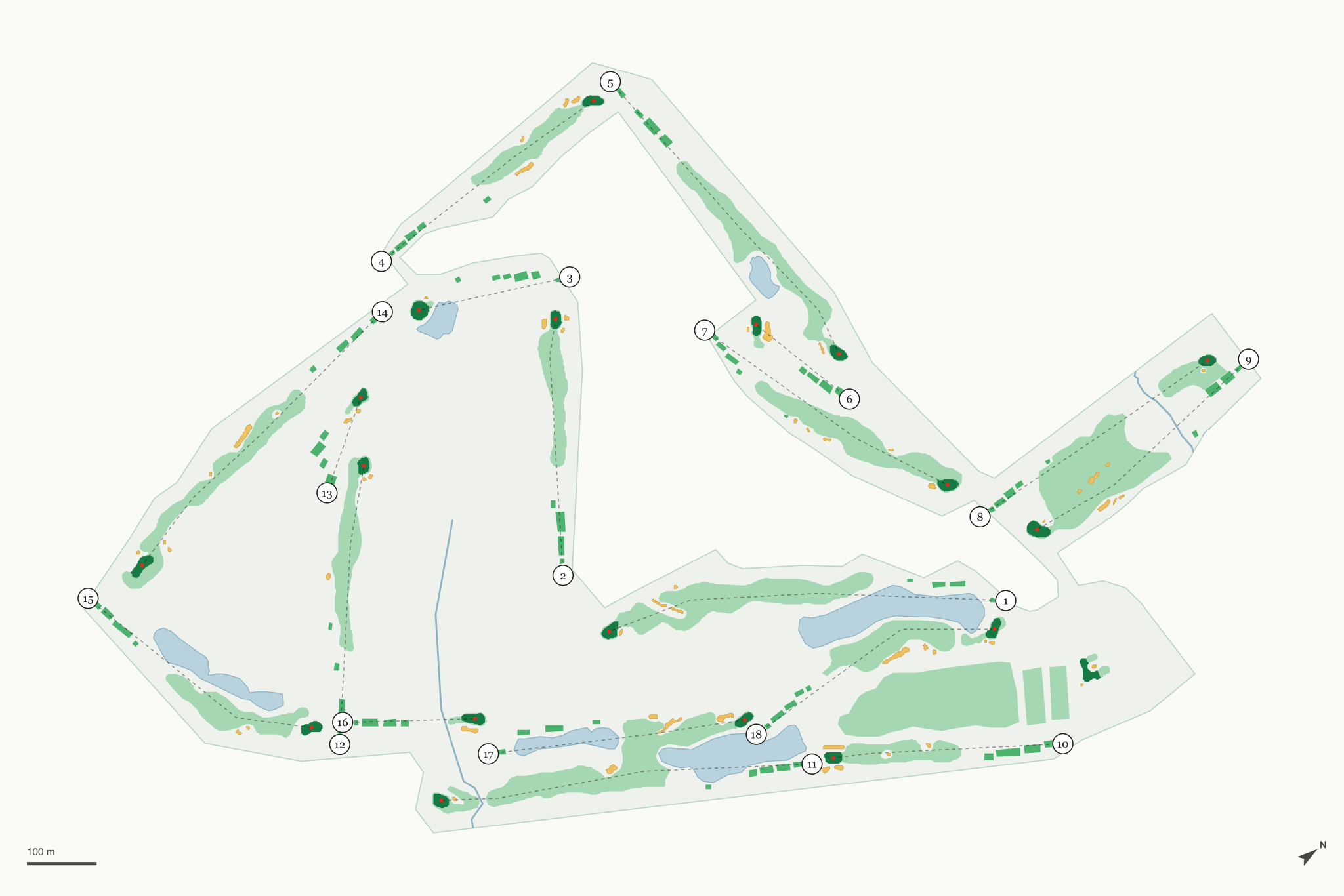 Map of Glacier Club