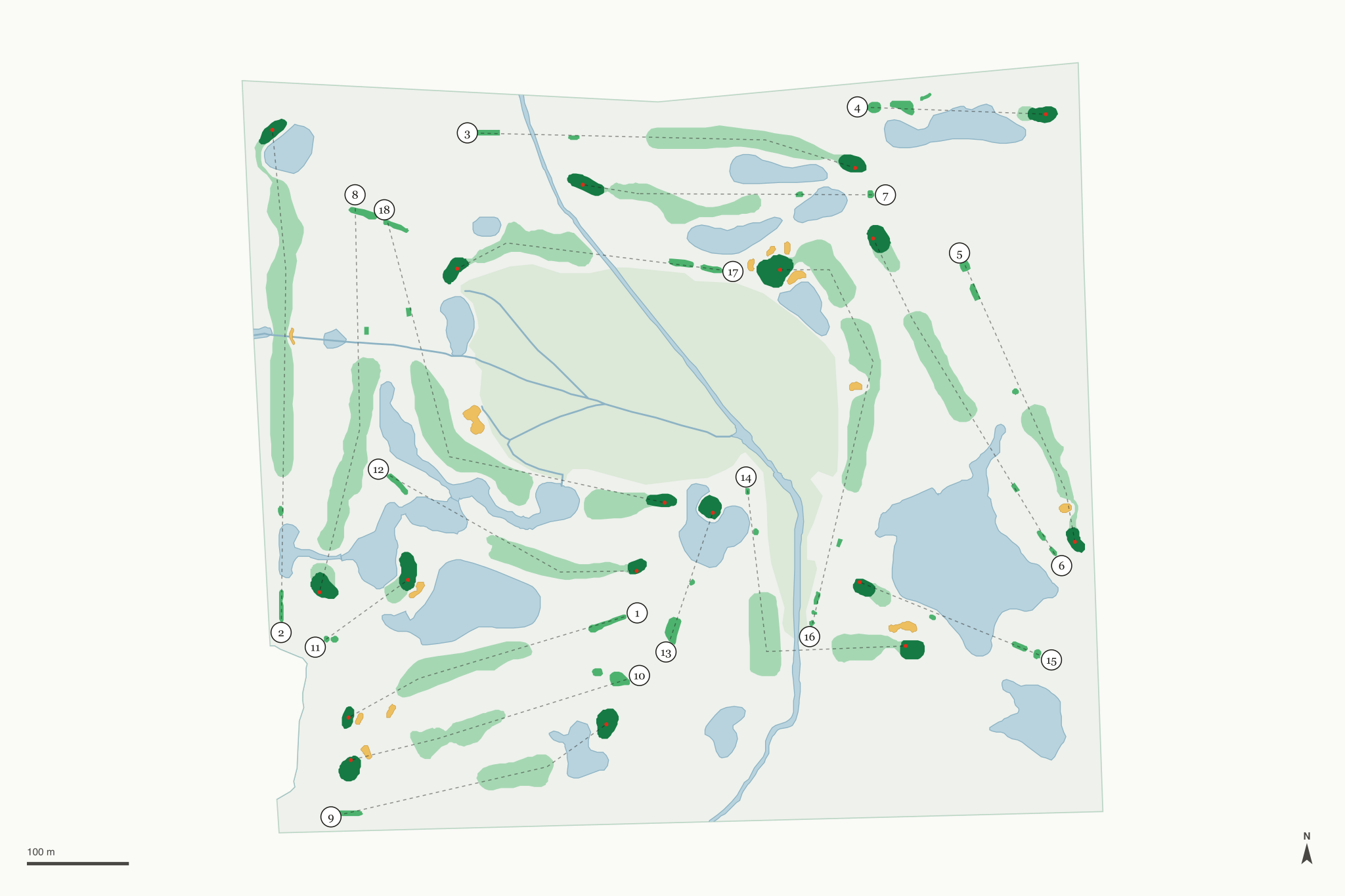 Map of The Myth Golf Course