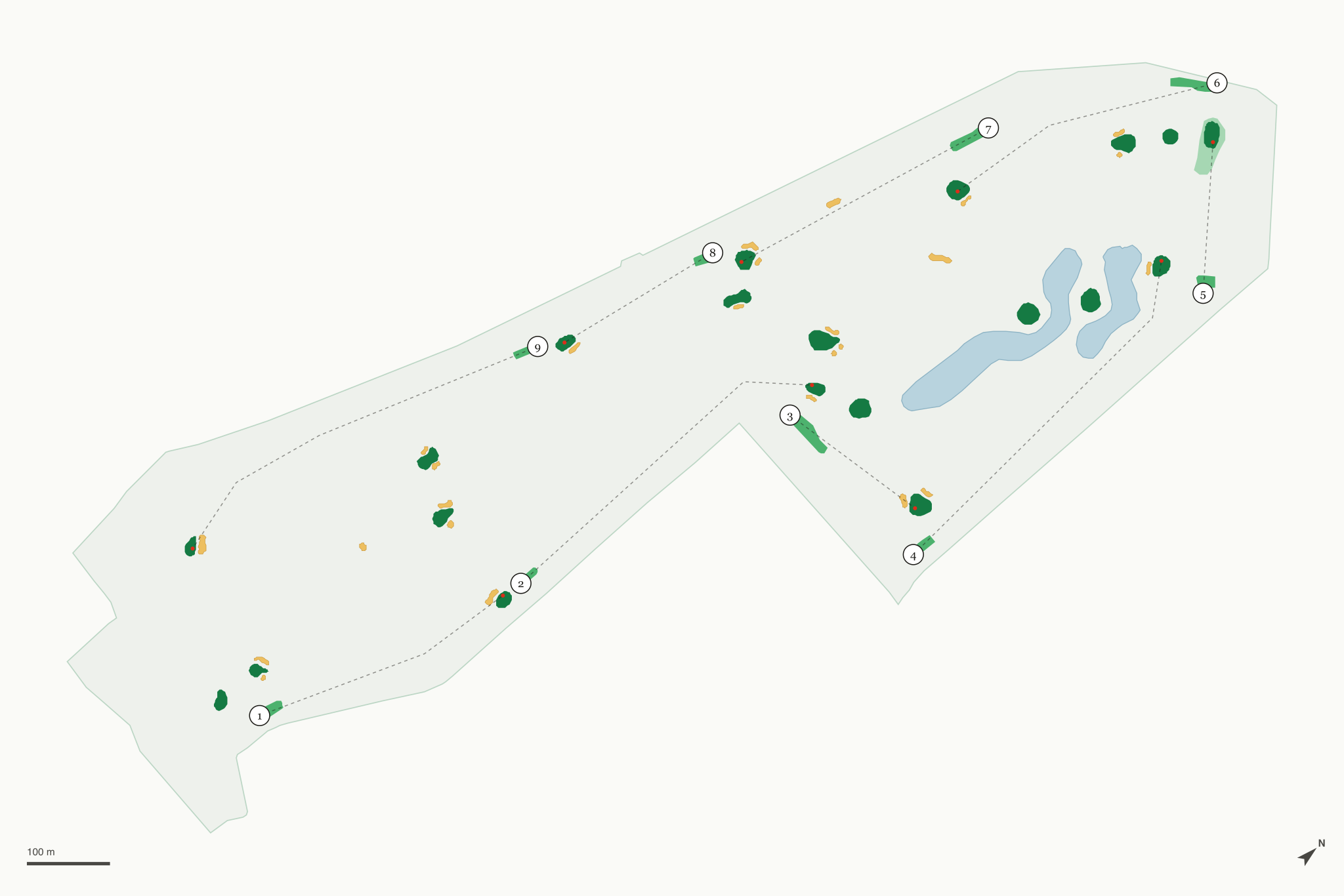 Map of Toka Sticks Golf Club