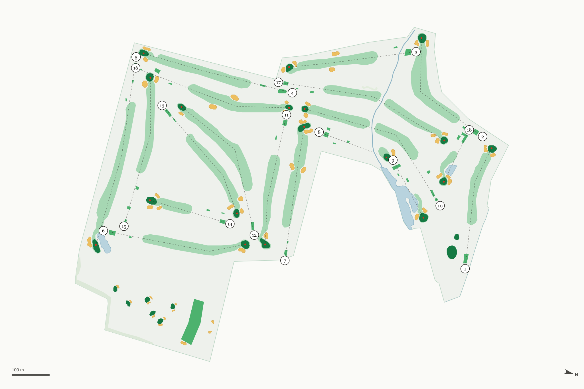 Map of McHenry Golf Club