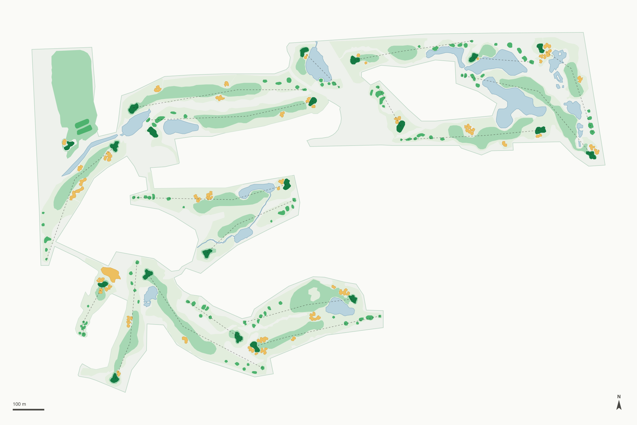 Map of Toiyabe Golf Club