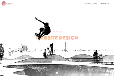 Screenshot of the Chameleon Collabo homepage