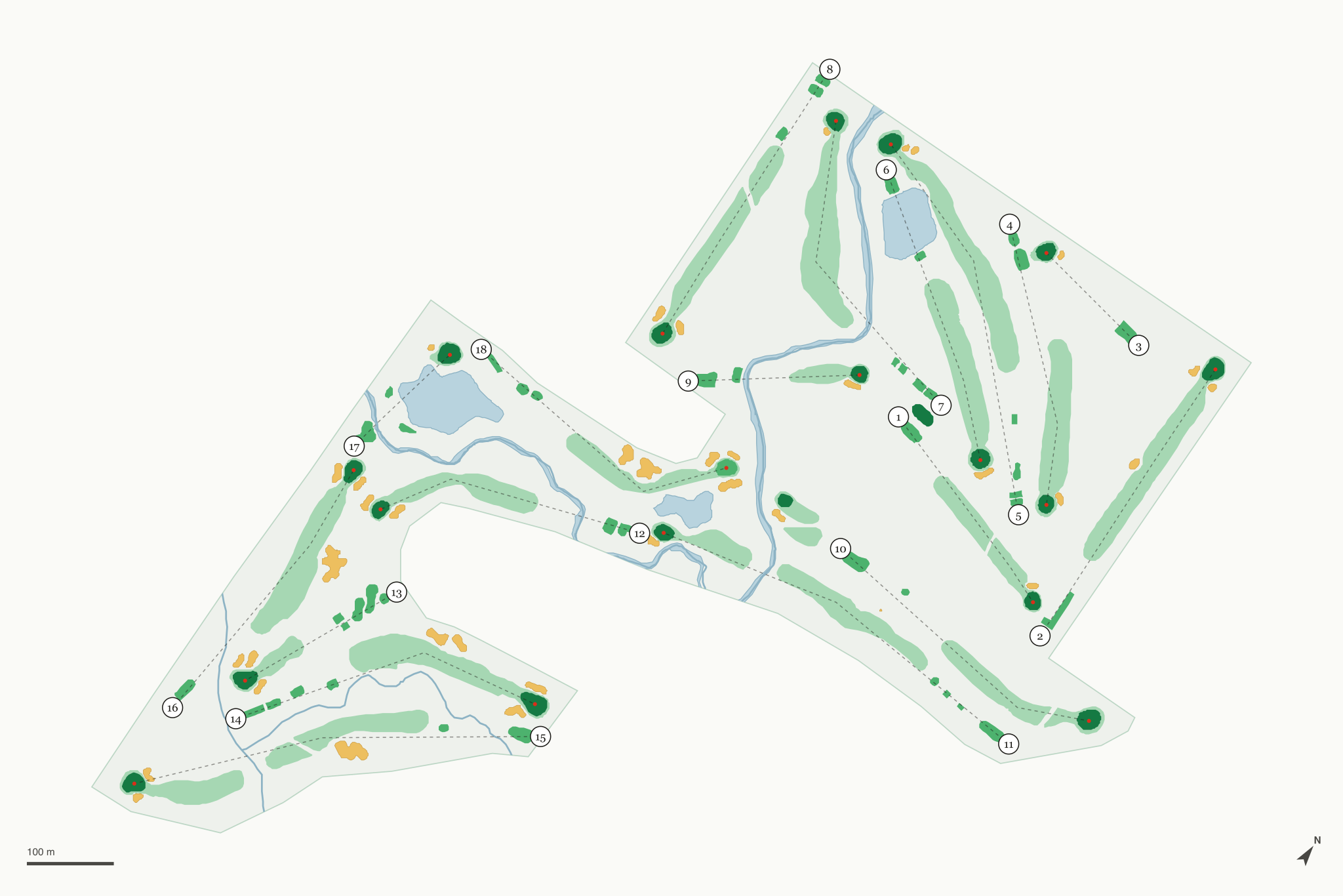 Map of El Paso Golf Club