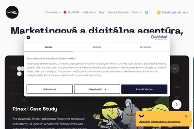 Screenshot of the ui42 s.r.o. homepage
