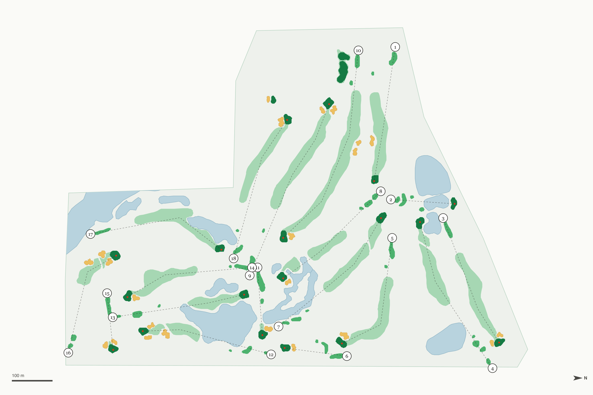 Map of Gull Lake View Golf Resort