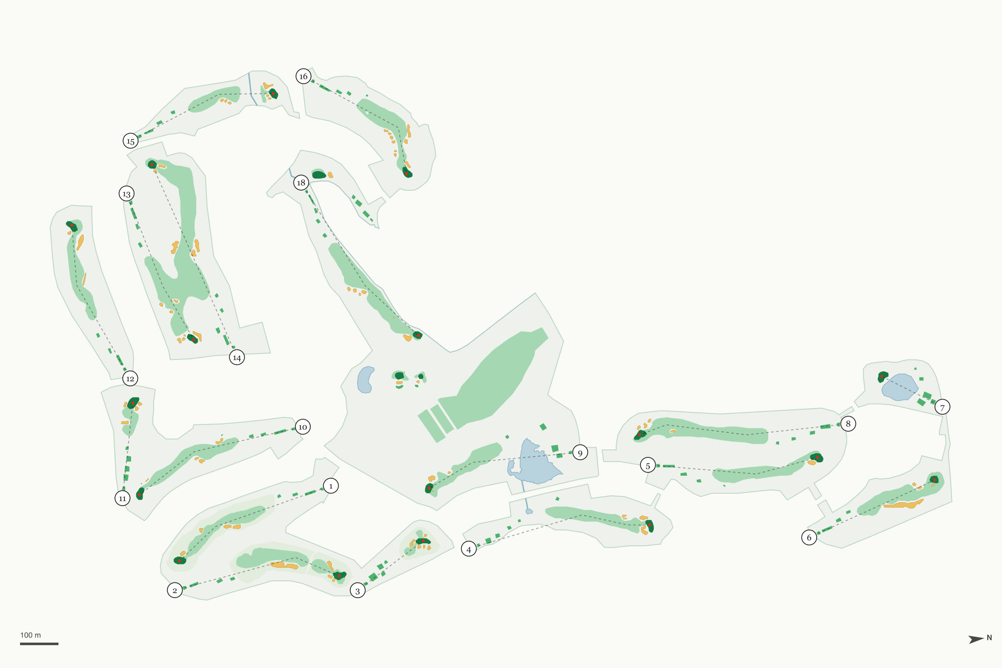 Map of Todd Creek Golf Club