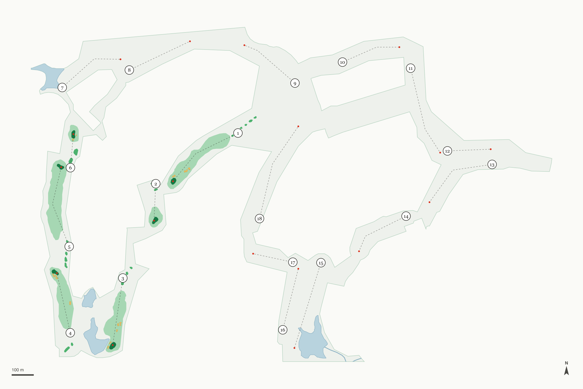 Map of FireRock Country Club