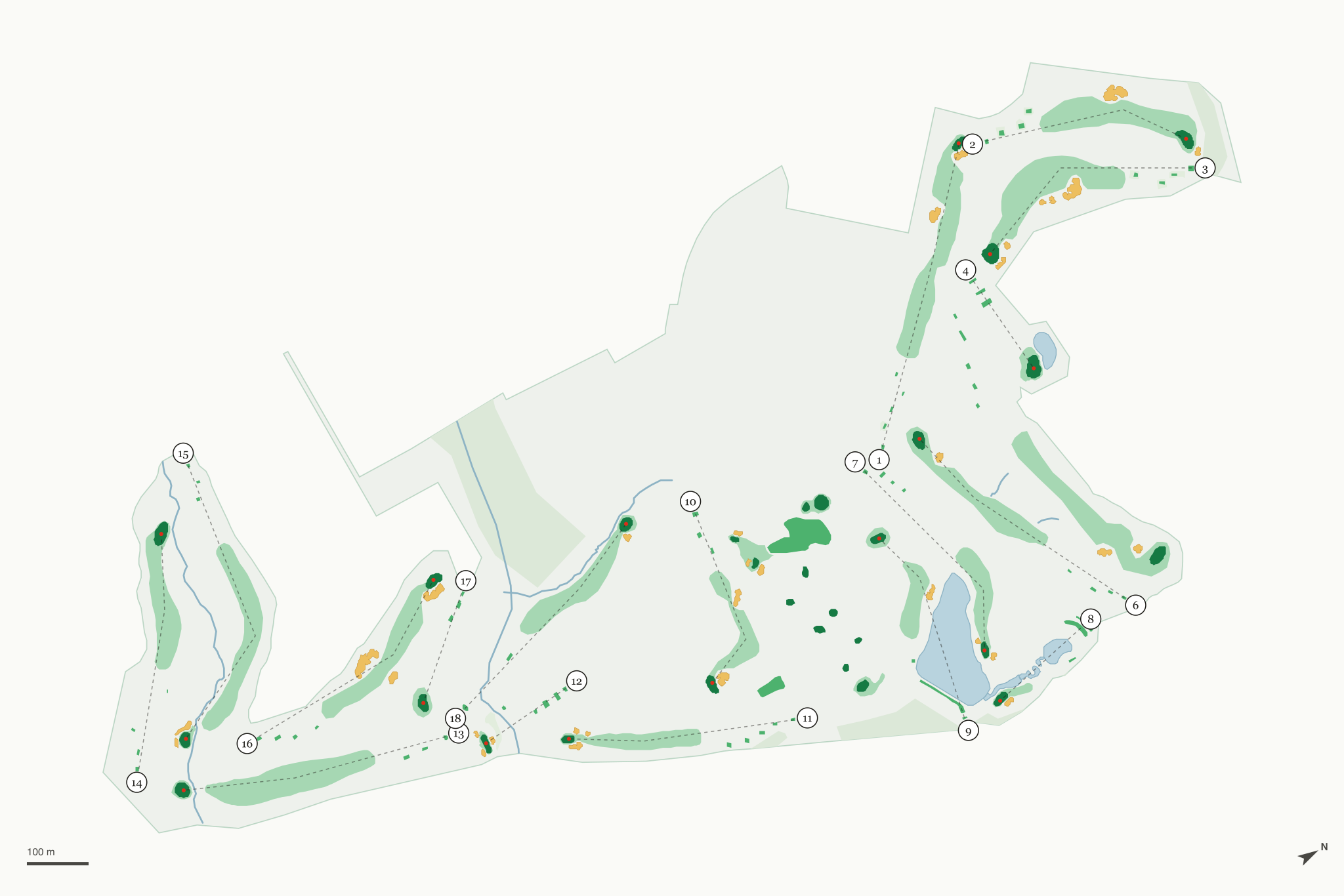 Map of The Oregon Golf Club