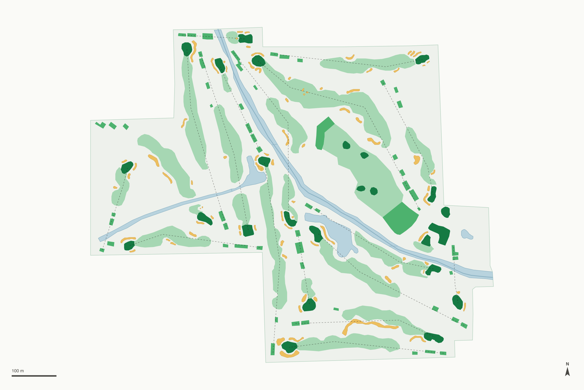 Map of Mt. Prospect Golf Club
