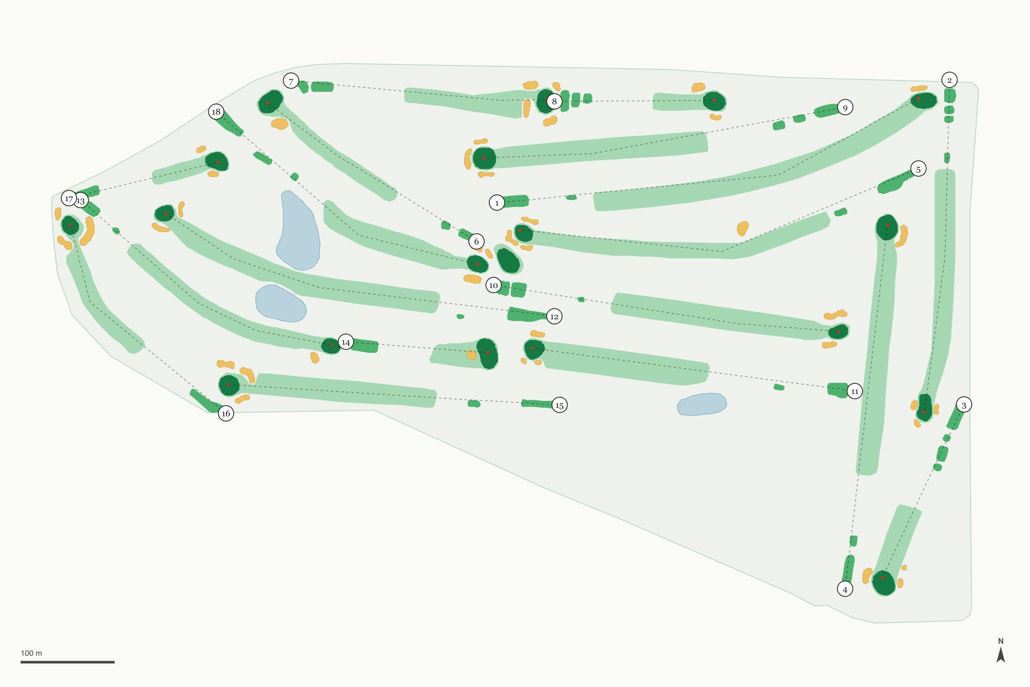 Map of Lakeview at Detroit Country Club
