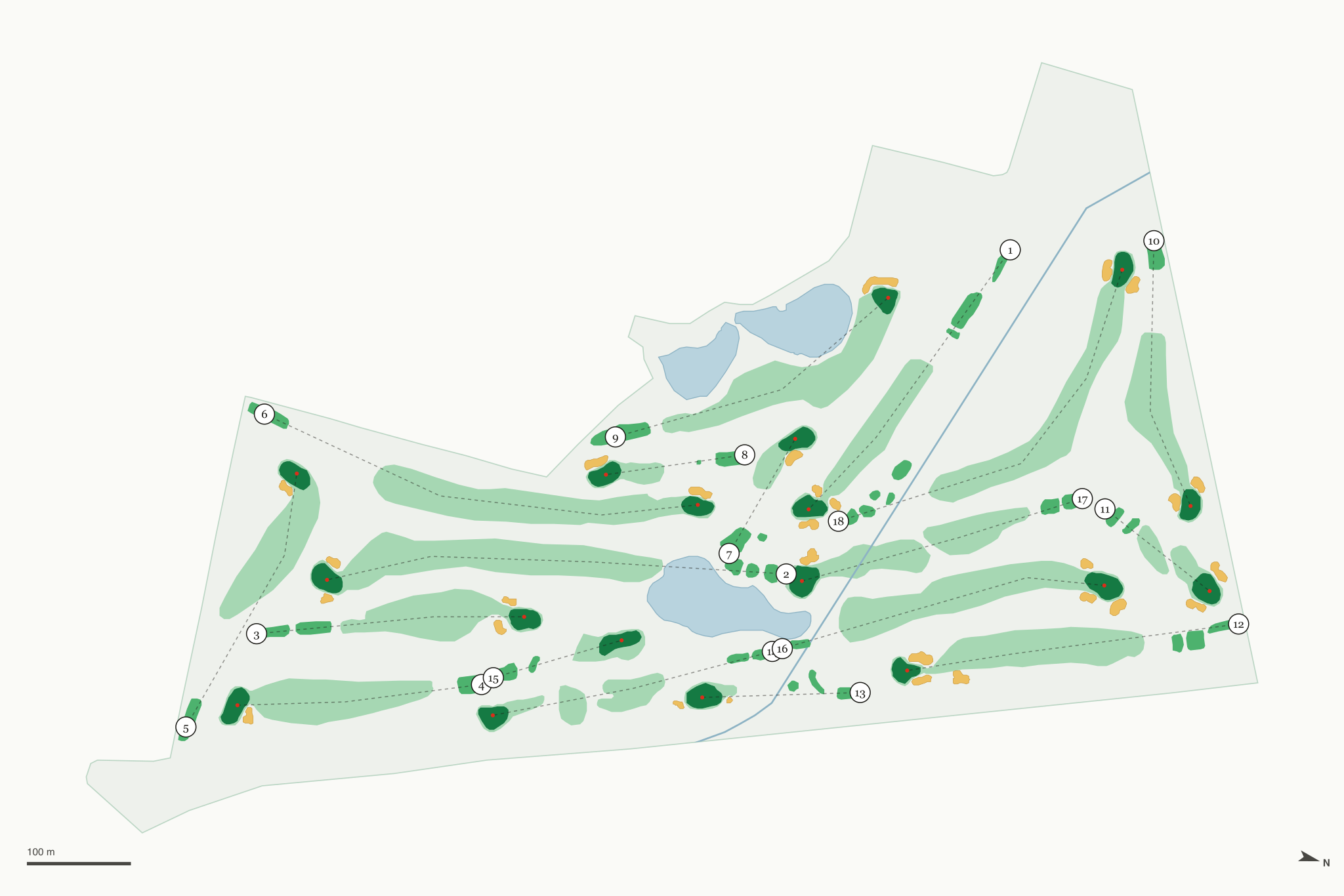 Map of Alhambra Golf Course
