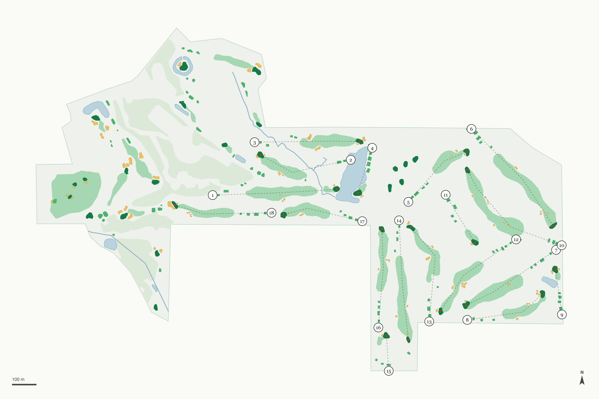 Map of Wild Rock Golf Club