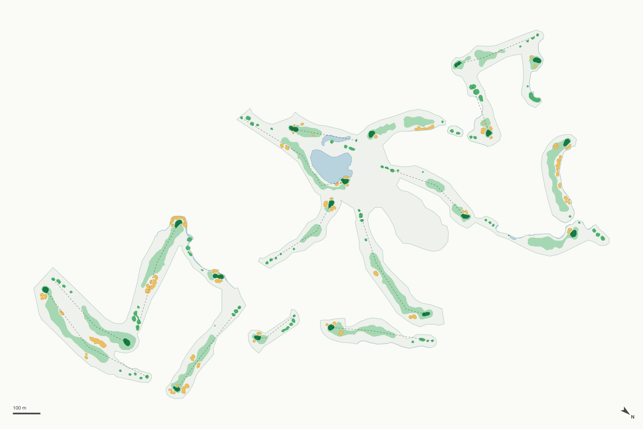 Map of Regatta Bay Golf & Yacht Club